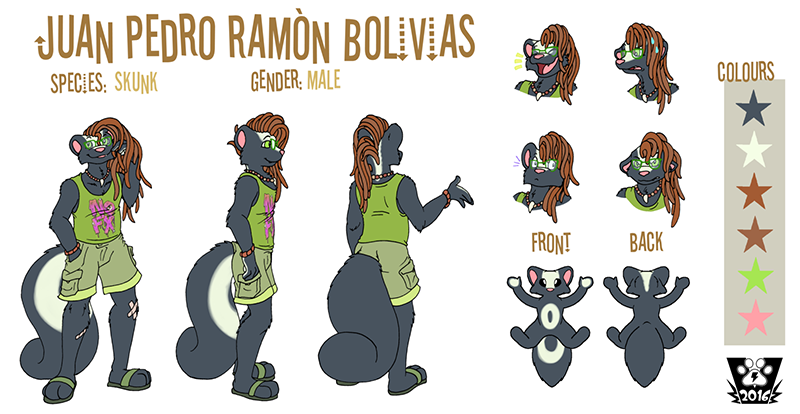 Click me for a full view! Juanito's Model Sheet