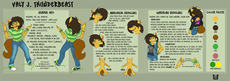 Click me for a full view! Valy's Model Sheet