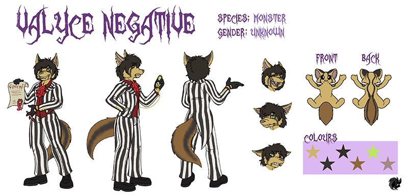 Click me for a full view! Valyce's Model Sheet