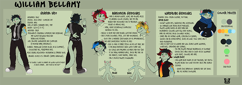 Click me for a full view! William's Model Sheet
