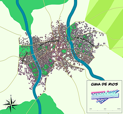 Click me for a full size! The city's map